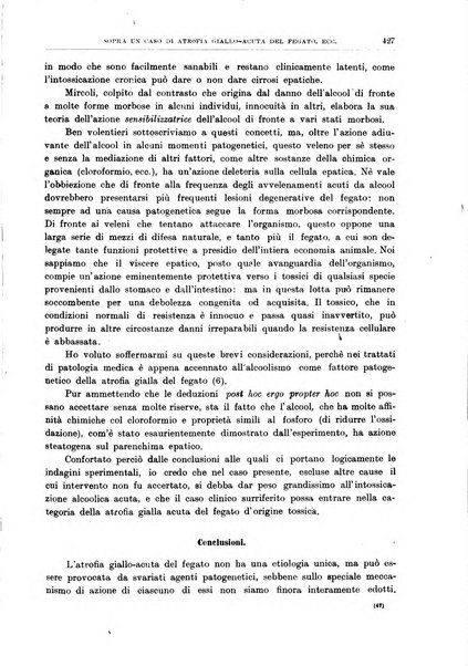 Il policlinico. Sezione medica