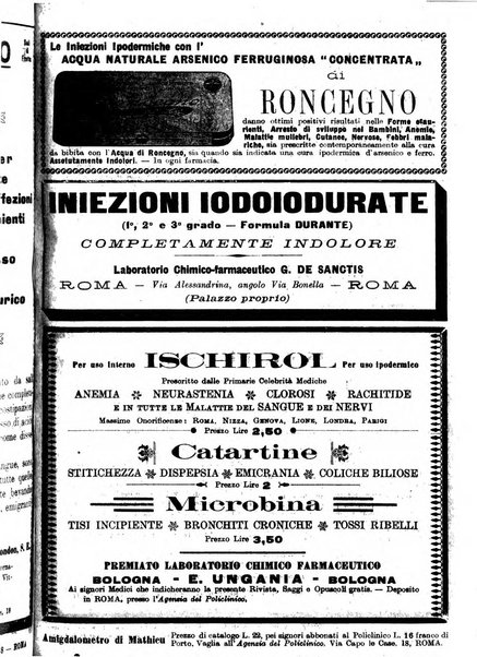 Il policlinico. Sezione medica