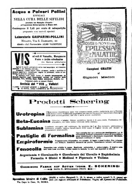 Il policlinico. Sezione medica