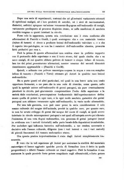 Il policlinico. Sezione medica