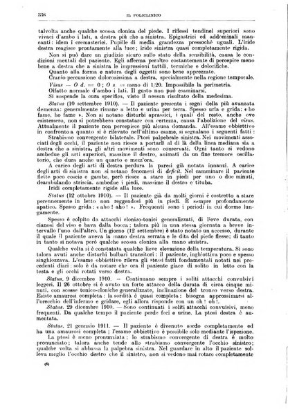 Il policlinico. Sezione medica