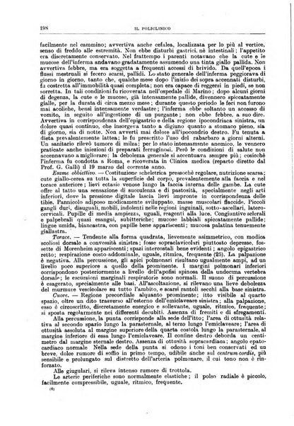 Il policlinico. Sezione medica