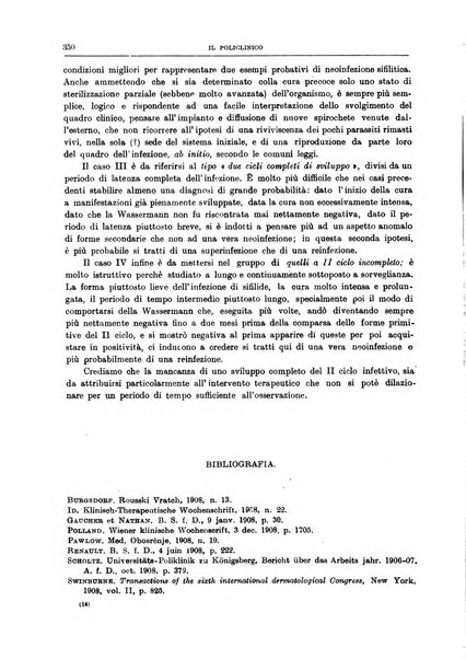 Il policlinico. Sezione medica