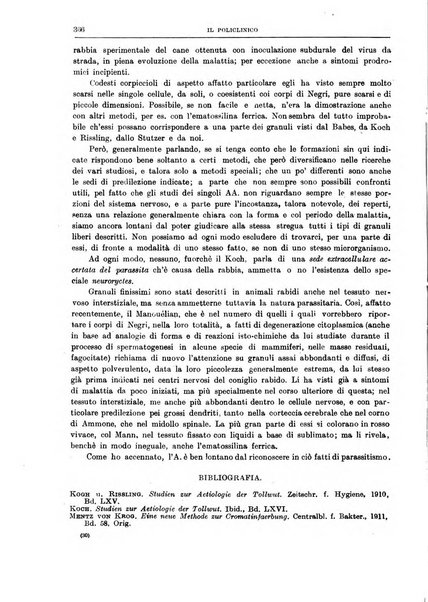 Il policlinico. Sezione medica