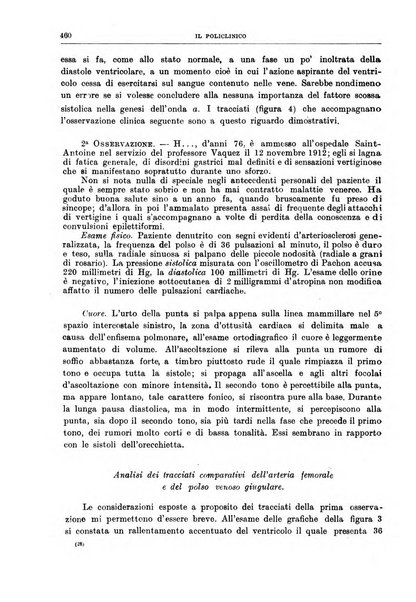 Il policlinico. Sezione medica