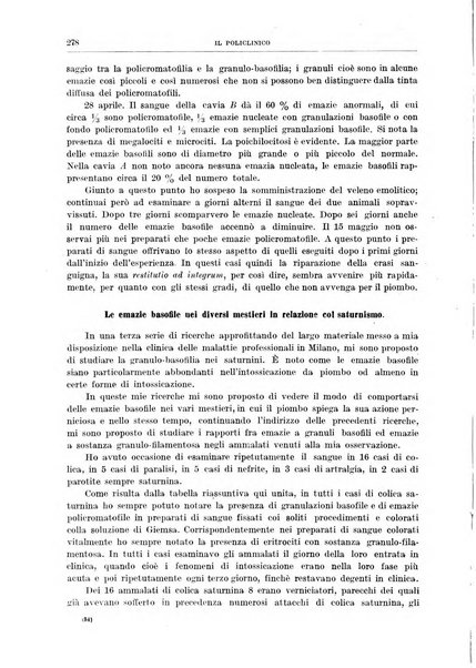 Il policlinico. Sezione medica