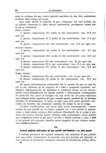 Il policlinico. Sezione medica