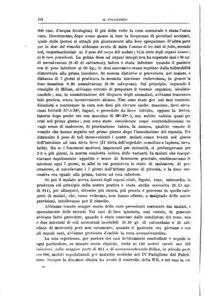 Il policlinico. Sezione medica