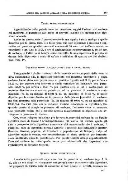 Il policlinico. Sezione medica