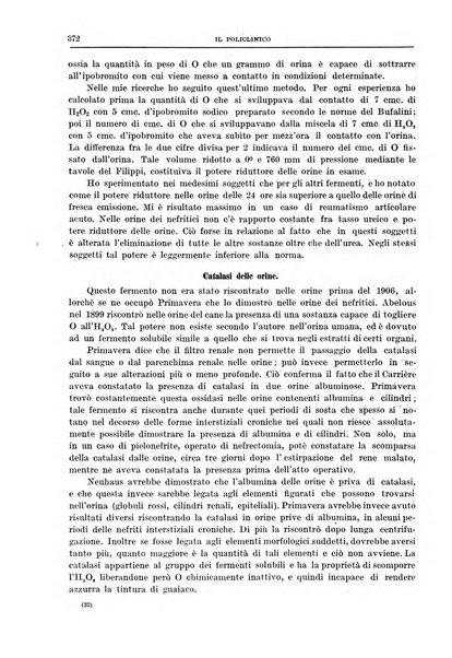 Il policlinico. Sezione medica