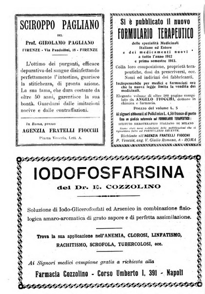 Il policlinico. Sezione medica