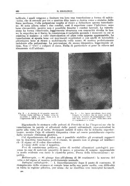 Il policlinico. Sezione medica