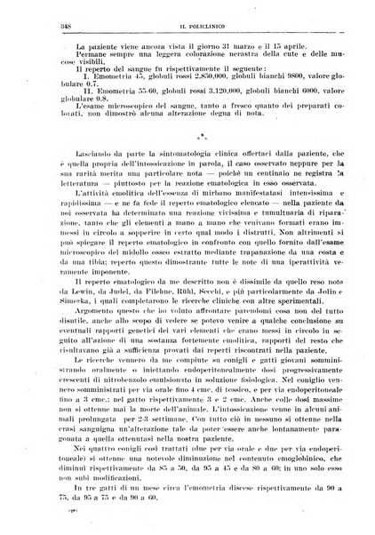 Il policlinico. Sezione medica