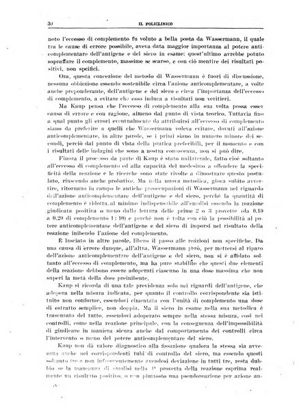 Il policlinico. Sezione medica