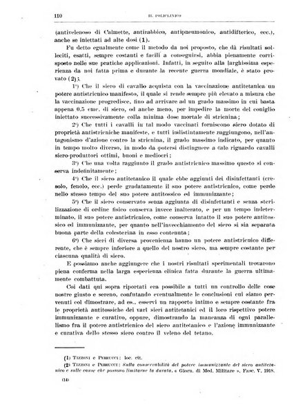 Il policlinico. Sezione medica