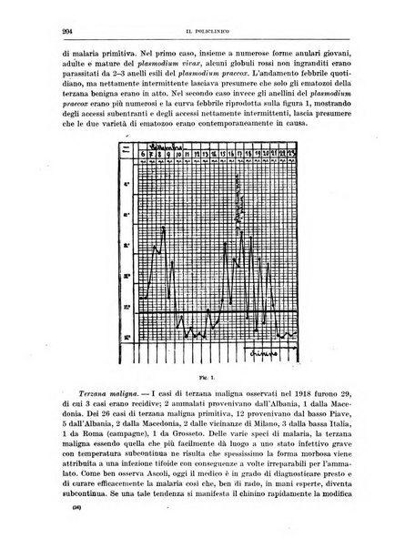 Il policlinico. Sezione medica