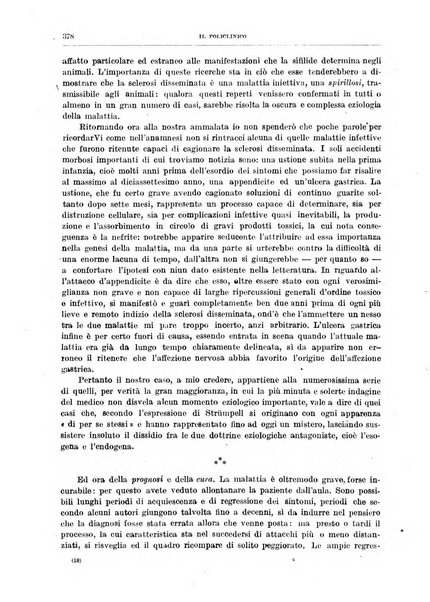 Il policlinico. Sezione medica