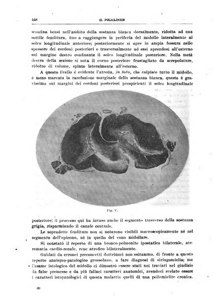 Il policlinico. Sezione medica