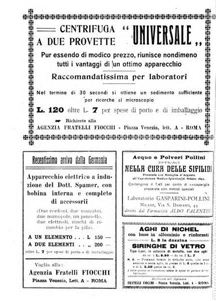 Il policlinico. Sezione medica