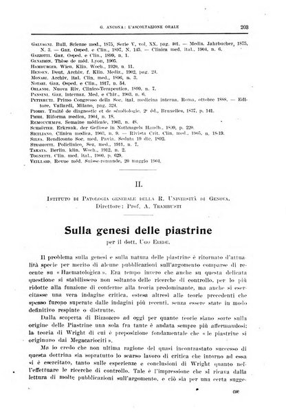 Il policlinico. Sezione medica