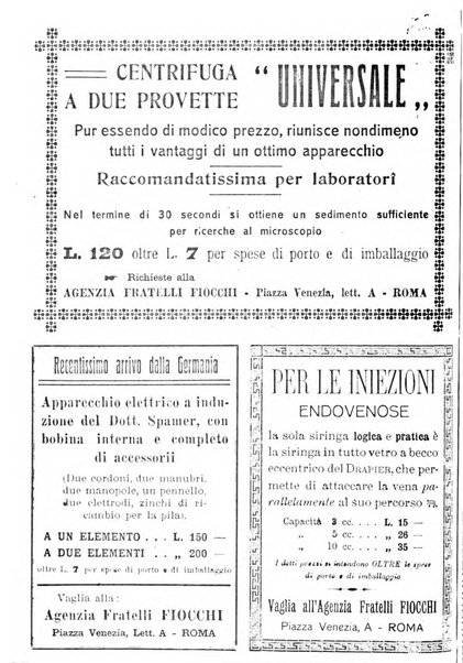 Il policlinico. Sezione medica