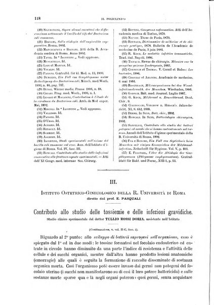 Il policlinico. Sezione chirurgica organo della Società italiana di chirurgia