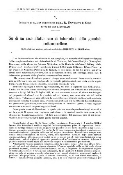 Il policlinico. Sezione chirurgica organo della Società italiana di chirurgia