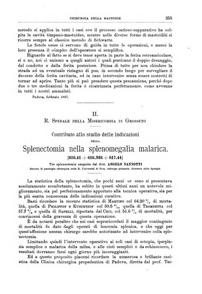 Il policlinico. Sezione chirurgica organo della Società italiana di chirurgia