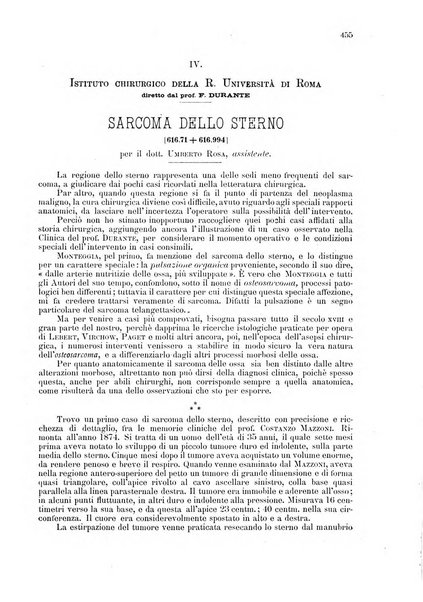 Il policlinico. Sezione chirurgica organo della Società italiana di chirurgia