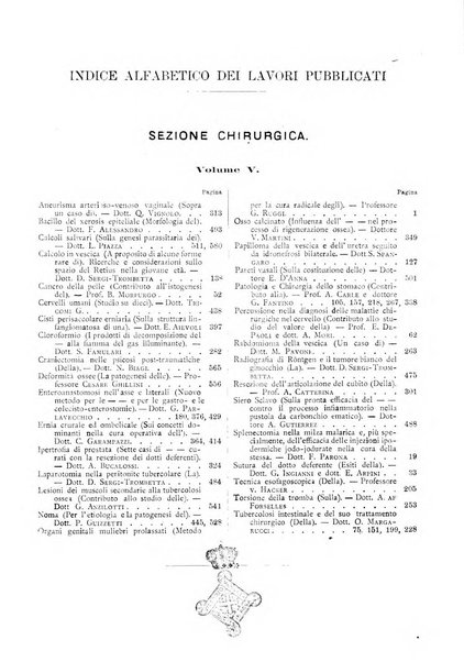 Il policlinico. Sezione chirurgica organo della Società italiana di chirurgia