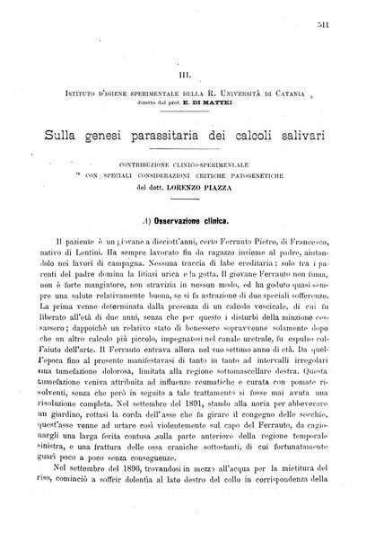 Il policlinico. Sezione chirurgica organo della Società italiana di chirurgia