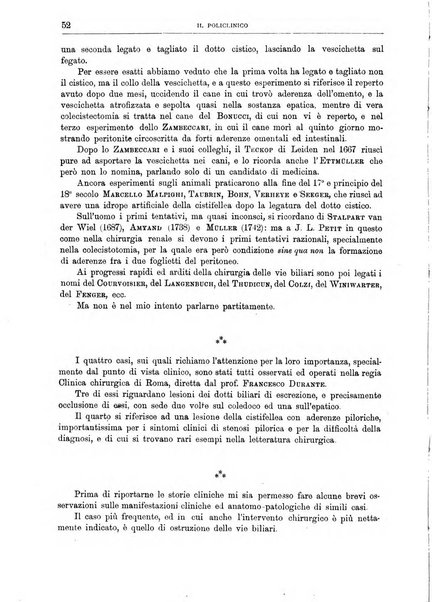 Il policlinico. Sezione chirurgica organo della Società italiana di chirurgia