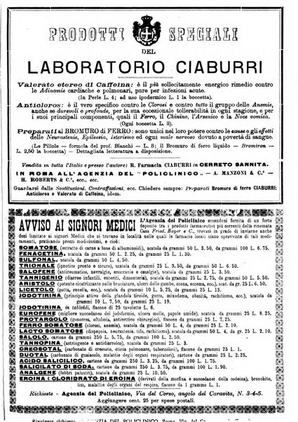 Il policlinico. Sezione chirurgica organo della Società italiana di chirurgia