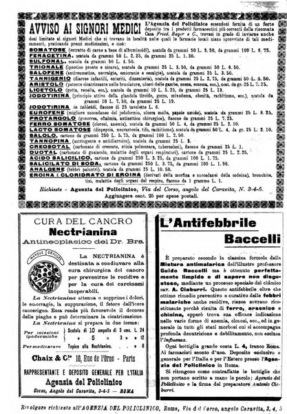 Il policlinico. Sezione chirurgica organo della Società italiana di chirurgia