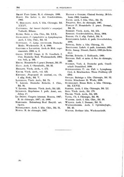 Il policlinico. Sezione chirurgica organo della Società italiana di chirurgia