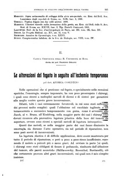 Il policlinico. Sezione chirurgica organo della Società italiana di chirurgia