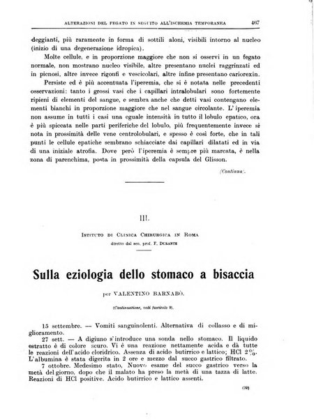 Il policlinico. Sezione chirurgica organo della Società italiana di chirurgia