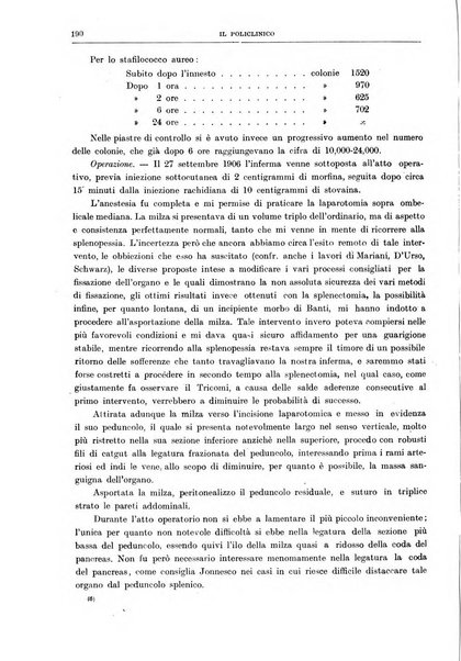 Il policlinico. Sezione chirurgica organo della Società italiana di chirurgia