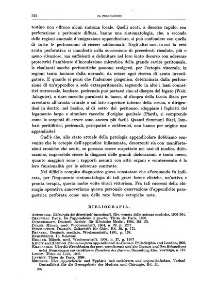 Il policlinico. Sezione chirurgica organo della Società italiana di chirurgia