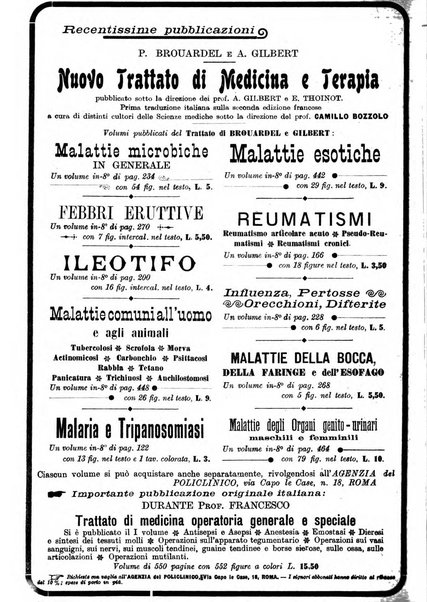 Il policlinico. Sezione chirurgica organo della Società italiana di chirurgia