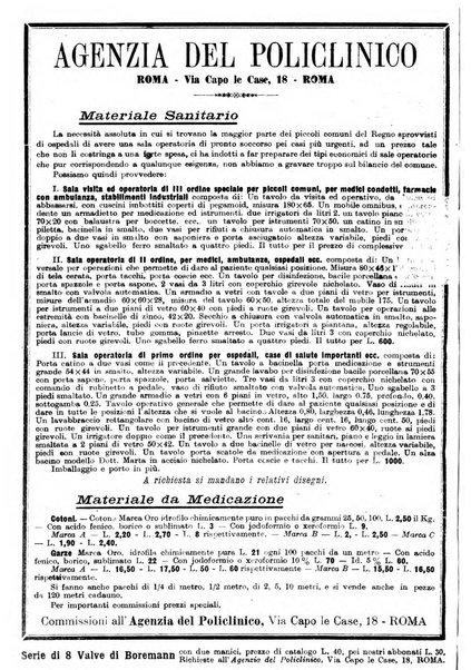 Il policlinico. Sezione chirurgica organo della Società italiana di chirurgia