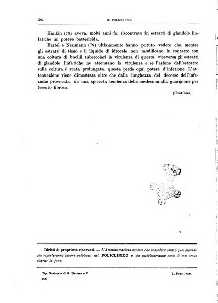 Il policlinico. Sezione chirurgica organo della Società italiana di chirurgia