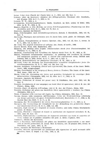 Il policlinico. Sezione chirurgica organo della Società italiana di chirurgia