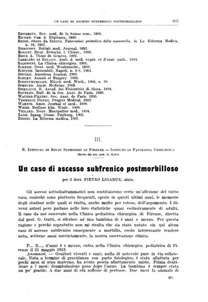 Il policlinico. Sezione chirurgica organo della Società italiana di chirurgia