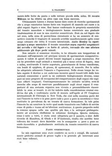 Il policlinico. Sezione chirurgica organo della Società italiana di chirurgia