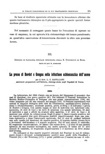 Il policlinico. Sezione chirurgica organo della Società italiana di chirurgia