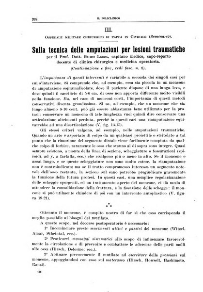 Il policlinico. Sezione chirurgica organo della Società italiana di chirurgia