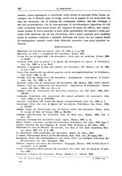 Il policlinico. Sezione chirurgica organo della Società italiana di chirurgia