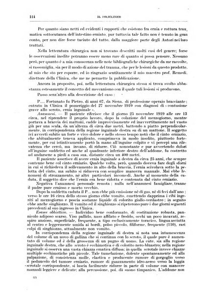 Il policlinico. Sezione chirurgica organo della Società italiana di chirurgia