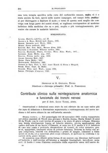 Il policlinico. Sezione chirurgica organo della Società italiana di chirurgia